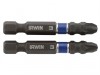 IRWIN Impact Screwdriver Bits Pozi PZ3 50mm Pack of 2