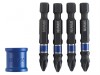 IRWIN Impact Magnetic Screwdriver Bit Set of 5 Pozi PZ2