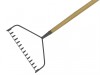 Kent & Stowe Long Handled Soil Rake Carbon Steel