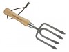 Kent & Stowe Round Tined Hand Fork Carbon Steel
