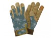 Kent & Stowe Flutter Bugs Teal Premium Comfort Gloves - Ladies Medium