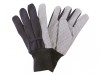Kent & Stowe Navy Jersey Cotton Grip Gloves - Men\