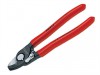 Knipex Cable Shears with Return Spring PVC Grip 160mm (6.1/4in)