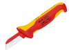Knipex 98 54 Cable Knife VDE Insulated (back of Blade Insulated)