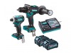 Makita DK0114G204 XGT Combo Kit 40VMAX 2 x 2.5Ah Li-ion