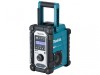 Makita DAB/DAB+ Job Site Radio Blue 240V & Li-ion Bare Unit