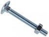 METALMATE Cup Square Hex Bolt & Nut ZP M6 x 50mm Box 50