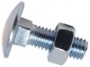 METALMATE Cup Square Hex Bolt & Nut ZP M8 x 25mm Box 50