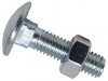 METALMATE Cup Square Hex Bolt & Nut ZP M8 x 30mm Box 50