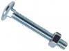 METALMATE Cup Square Hex Bolt & Nut ZP M8 x 60mm Box 25