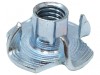 METALMATE Pronged Tee Nut ZP M5 x 8.0mm (Box 25)