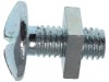 METALMATE Roofing Bolt & Nut ZP M5 x 12mm (Box 50)