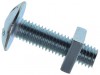 METALMATE Roofing Bolt & Nut ZP M8 x 40mm (Box 25)