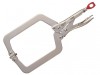 Milwaukee Hand Tools TORQUE LOCK Locking C Clamp with Swivel Pads Deep Reach 230mm (9in)