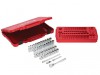 Milwaukee Hand Tools 1/4in Ratcheting Socket Set Metric & Imperial, 50 Piece