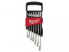 Milwaukee Hand Tools MAX BITE Ratcheting Metric Combination Spanner Set, 7 Piece