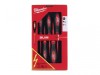 Milwaukee Hand Tools VDE Slim Screwdriver Set, 5 Piece SL/PZ