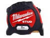 Milwaukee Hand Tools STUD II Magnetic Tape Measure 5m (Width 33mm) (Metric only)
