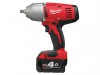 Milwaukee Power Tools HD18 HIW-402 Pin Dedent 1/2in Impact Wrench 18V 2 x 4.0Ah Li-Ion