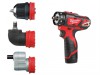Milwaukee Power Tools M12 BDDX KIT-202C Removeable Chuck Drill Driver 12V 2 x 2.0Ah Li-Ion