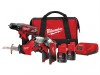 Milwaukee Power Tools M12 BPP4A-202C 4 Piece Kit 12V 2 x 2.0Ah Li-ion