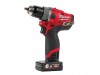 Milwaukee Power Tools M12 FPD-602X FUEL Sub Compact Percussion Drill 12V 2 x 6.0Ah Li-ion