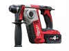 Milwaukee Power Tools M18 BH-402C 2 Mode SDS Hammer 18V 2 x 4.0Ah Li-Ion