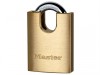 MasterLock Solid Brass 40mm Padlock Shrouded Shackle