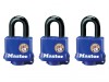MasterLock Weather Tough 40mm Padlocks - Keyed Alike x 3