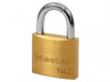 MasterLock V Line Brass 40mm Padlock - Keyed Alike 3231