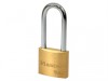 MasterLock V Line Brass 40mm Padlock - 51mm Shackle Keyed Alike 3142