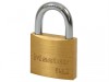 MasterLock V Line Brass 45mm Padlock - Keyed Alike 2413