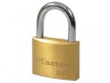 MasterLock V Line Brass 60mm Padlock - Keyed Alike 23435