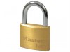 MasterLock V Line Brass 60mm Padlock - Keyed Alike 32325