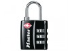 MasterLock TSA 3 Digit Combination Black 30mm Padlock
