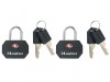 MasterLock Aluminium 30mm Padlocks Black ABS Cover x 2 -Keyed Alike