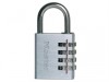 MasterLock Black 40mm 4 Digit Combination Padlock