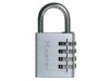 MasterLock Aluminium 40mm 4 Digit Combination Padlock
