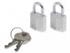 MasterLock Aluminium 20mm Padlock - Keyed Alike x 2