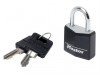 MasterLock Aluminium Black Vinyl Cover 30mm Padlock
