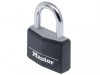 MasterLock Aluminium Black Vinyl Cover 40mm Padlock