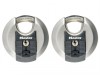 MasterLock Excell Stainless Steel Discus 70mm Padlock Keyed Alike x 2