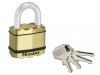 MasterLock Excell Brass Finish 50mm Padlock