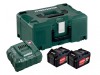 Metabo Basic Li-ion Battery Set 18V 2 x 4.0Ah