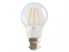 Masterplug LED Classic Clear Filament Bulb B22 (BC) Non-Dimmable 810 Lumen 6 Watt 2700K