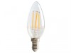 Masterplug LED Candle Clear Filament Bulb E14 (SES) Non-Dimmable 470 Lumen 4 Watt 2700K
