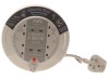 Masterplug Cassette Cable Reel 4 Metre 4 Socket Thermal Cut-Out White 13A 240 Volt