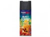 Plastikote Super Enamel Matt Black 400ml