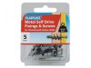 Plasplugs Metal Self Drive Fixings & Screws (Pack 5)