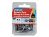 Plasplugs Regular-Duty Fixings & Screws (Pack 10)